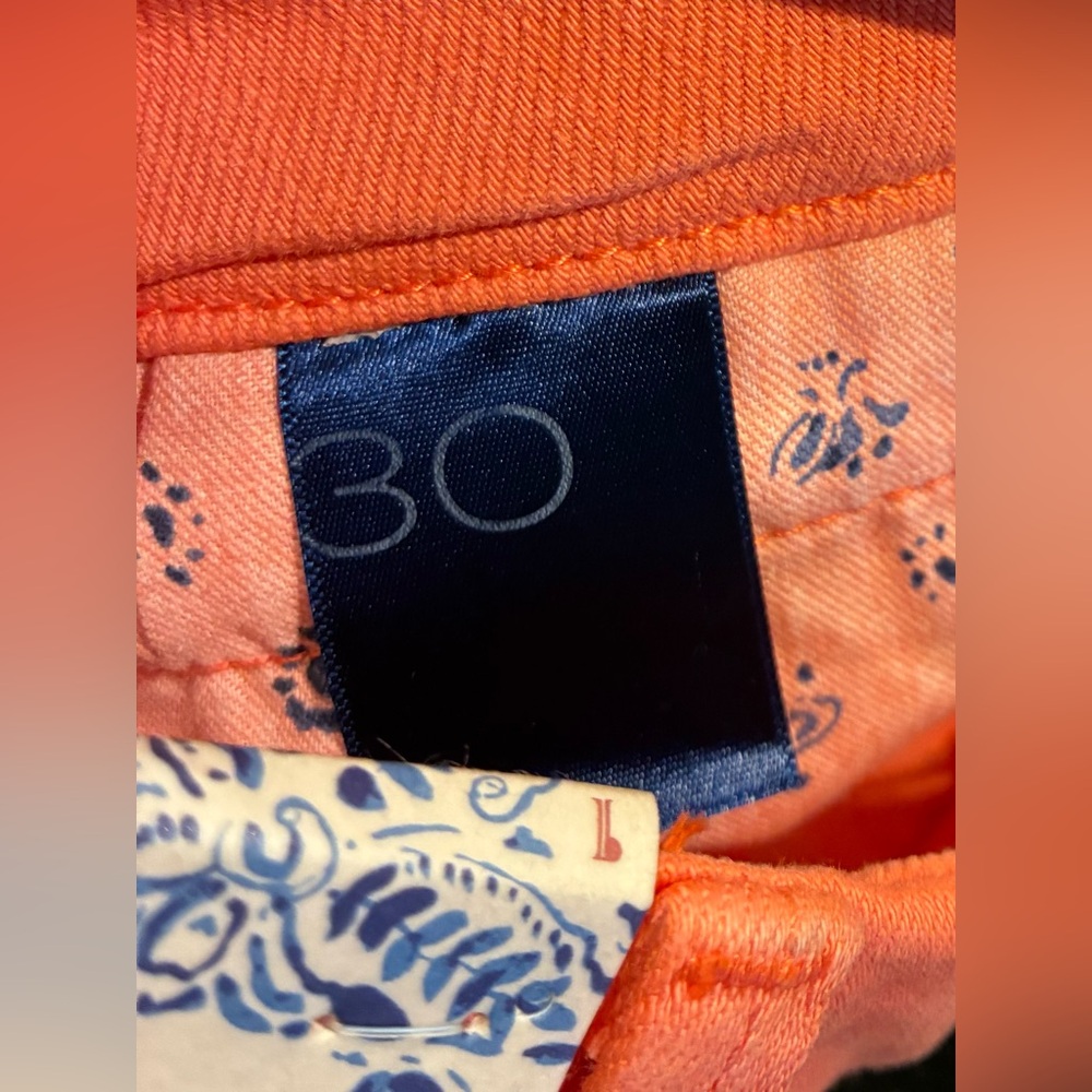 Anthropologie Pilcro Pants The Skipper Side Zip Wide Leg Coral SZ. 30 NWT - Picture 4 of 16